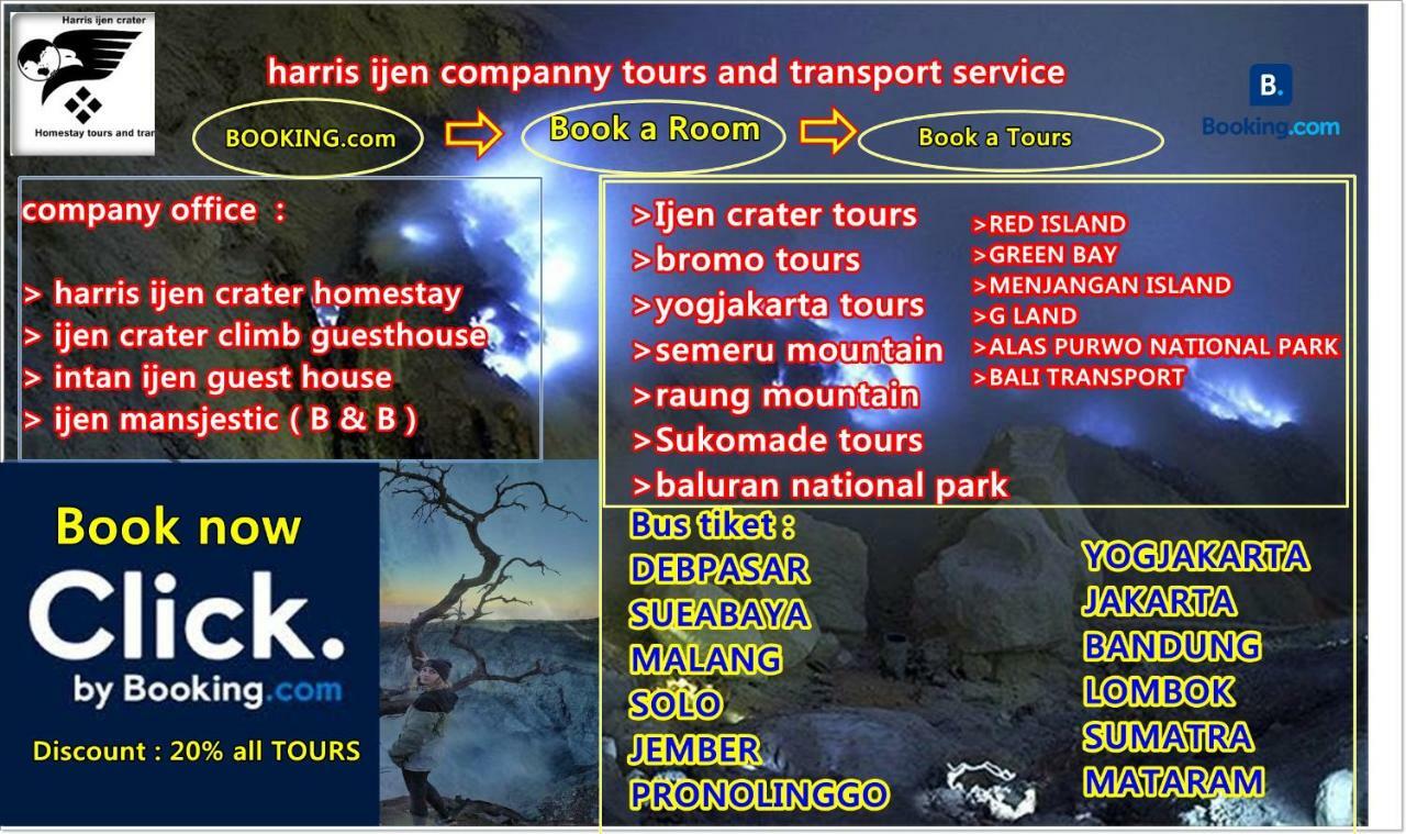 Ijen Mansjestic B&B Tamansuruh Экстерьер фото
